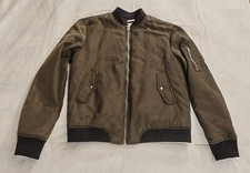 Veste, Taille M, ZARA TRT OUTER WEAR, marron, 100% polyester, extérieur 2 poches indentation