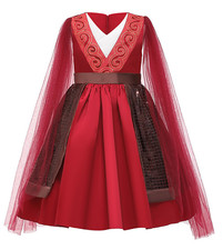 Robe Déguisement Costume  Enfant Fille princesse mulan robe tenue de soirée