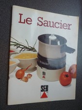 LIVRE DE CUISINE LE SAUCIER SEB  RECETTES EN FRANCAIS  