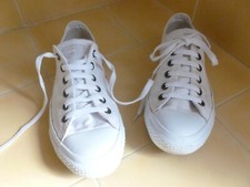 CONVERSE ALL STAR POINTURE BASSE TEINTE BLANCHE POINTURE 39 