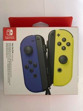 ? Boite VIDE Joy-Con BLEU / JAUNE néon pour Nintendo Switch - EMPTY BOX ?