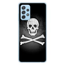 Coque Housse Etui Samsung Galaxy A32 4G silicone gel motif Drapeau Pirate