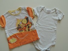 T-Shirt et body 6 mois  (92) - TBE