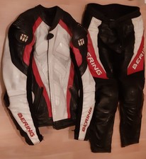 Blouson + pantalon Moto Homme BERING Security Cuir XXL-XXXL Dorsale et Coudières