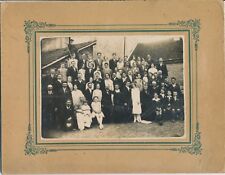 Grande photo mariage familles amis tampon Mireabeau sur bèze cour échelle mode