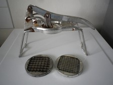 Ancien coupe frites Vite Frites mécanique professionnel  202 - 2 grilles