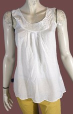 ? Ddp Taille 38 ? haut top tee shirt débardeur blanc femme 