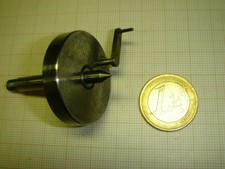 PLATEAU ENTRAÎNOIR (POUSSE TOC) AVEC POINTE A 60° POUR TOUR D'HORLOGER DE 6 MM