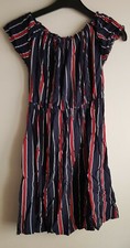 KIABI robe longue taille XXS 12 ans rayure marine