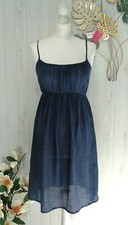 Robe d'été bleue en coton - T : 36 / 38