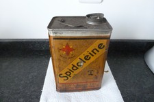 BIDON ANCIEN BOITE POT BOUTEILLE HUILE GRAISSE SPIDOLEINE