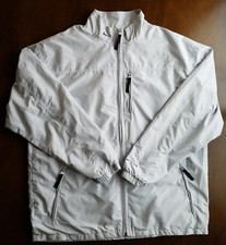 Nike Men's Zip Up Jacket Windbreaker Vintage Gray Label XL Athletic Track 