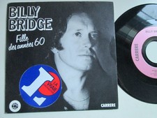 FRENCH SP VINYL 45T ORIGINAL (7") / BILLY BRIDGE /FILLE DES ANNEES 60 