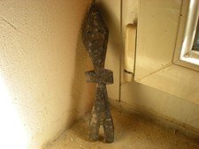 Afrique Statue en Bois Personnage Fétiche  à identifier 22cm