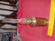  ARTISANAT de TRANCHÉE  POILU " 1 LAMPE a PETROLE  DECOREE D'un PORTRAIT D' " . 
