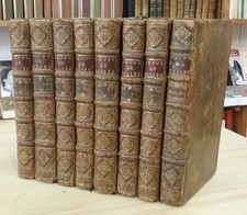 LES OEUVRES de MOLIERE - TRES RARE - 1697 complet 8 tomes 30 planches - EN TBE