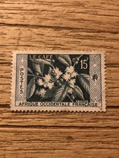 Timbre France Neuf, 1956, RF, Colonie Française, Afrique Occidentale, Le Café