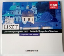 CD classique LISZT / CZIFFRA - Concertos piano 1 & 2, Fantaisie Hongroise (EMI)