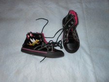 chaussures DISNEY fée clochette fermées par fermeture éclair et lacets pointure 