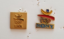 2 Pin's Jeux Olympique " JO BARCELONE 92 SONY et XEROX "