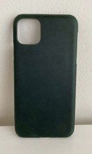 iPhone 11 Pro Max Case - Synthetic Leather - Dark Green