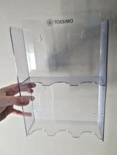 Support mural  boite disques capsules Tassimo plastique transparent 
