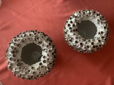 PAIRES VASES  DES POTS  BLANCS BLEU VERT CHAMPIGNONS ORGANIQUE NATUREL CÉRAMIQUE