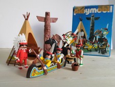 Playmobil System 3483 Indiens Indians En Boite 1983 Jouets Toys Vintage 