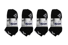 Lot de 12 Paires de Socquettes Noire ADDA Taille 43-46