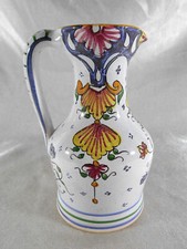 RAVISSANT PICHET A VIN / BROC A EAU / POT A LAIT EN FAIENCE DE ROUEN