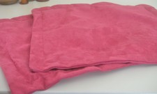 Paire De Élégant Haut Gamme Créateur Ultrasuède Oreiller Faux En Fuchsia SS551