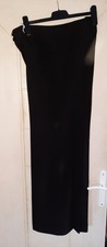 Pantalon Droit Large A Revers Noir Taille 46