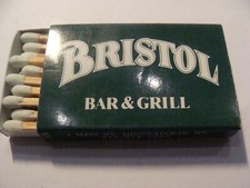 RARE - Boite allumettes - Bar & Grill BRISTOL - MINNEAPOLIS - USA - (B18)