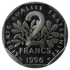 2 Francs SEMEUSE 1996 BE