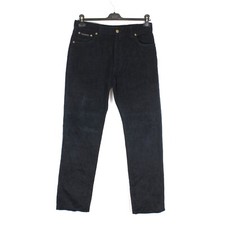 Gant Homme Velours Pantalon Taille W34 L34 Coupe Standard Bleu Coton Zippé k5800