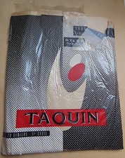 Ancienne paire de bas en voile beige clair N° 2 - linge ancien 