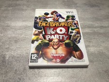 WII Facebreaker K.O. Party Freestyle JEUX VIDEO NINTENDO PAL FR COMPLET