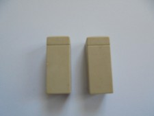 lot 2 petits piliers poteaux avec chapeau playmobil