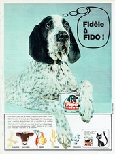 Publicité Advertising 099  1965  Fido  aliment chien & chat  Quaker
