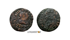 LOUIS XIII Double tournois 1639 H La Rochelle FAUTE