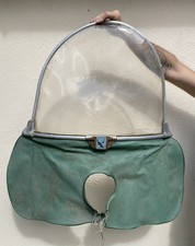 Pièce Ancien Scooter Vespa Bulle Protection Jupe Cuir Moto Cyclo Piaggio