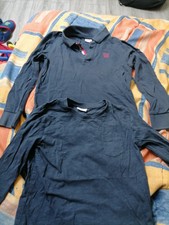 Lot 1 polo et 1 T-shirt bleu foncé tape à l'œil 5 ans manches longues