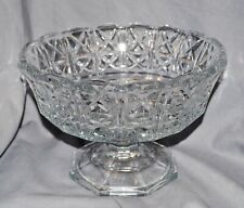 Grand Coupe avec Pied Vasque à Poser Surtout de Table Verre Moulé