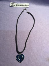 Collier En Nacre Coeur Dauphin - 090318 Ancien