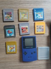 GAME BOY COLOR + jeux POKÉMON, OR,TORTANK,.... 2 jeux POKÉMON USA voir photos 