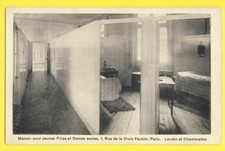 PARIS HÔTEL Meublé pour DAMES et Jeunes FILLES Maison J. STERN Chambre Lavabo