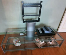 Meuble TV SONY En Verre Structure Acier Peint Vernie