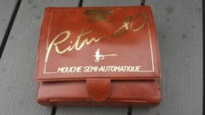Ancienne housse de  moulinet de pêche à la mouche RITM 80 + notice Etat neuf