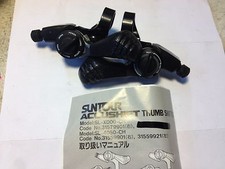 NOS Suntour Accushift 6 spd thumb shifters atb fricton SL-4050 CH