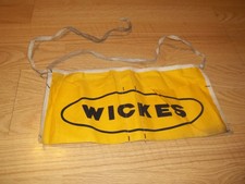  Used Wickes ( Lumber ??) Carpenter Nail Yellow Apron  good for decor